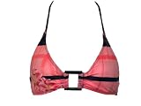 Surfside Fantasy Coral Halter Swimsuit-top w/Buckle L