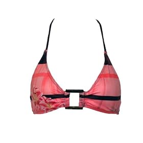 Buy Surfside Fantasy Coral Halter Swimsuit-top w Buckle L by Surfside