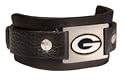 Leather Cuff Bracelet Green Bay Packers