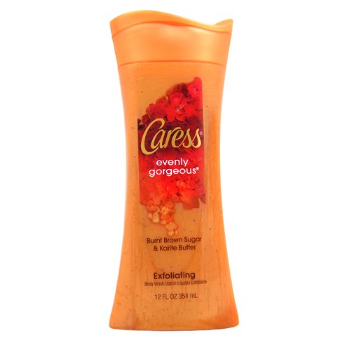 Evenly Gorgeous Exfoliating Body Wash by Caress, 12 Ounce