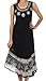 Sakkas Batik Flower Caftan Tank Dress/Cover Up