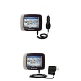 Essential Kit for the Navigon 5100 - includes Car and Wall Charger with Rapid Charge Technology - Gomadic Brand w/ TipExchange Technology