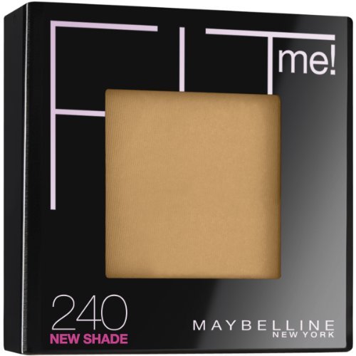 Maybelline New York Fit Me Pressed Powder, 240 Golden Beige, 0.03 Ounce (Pack...