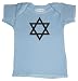 Riverstone Goods Religious Jewish Baby Star of David Short Sleeve Lap T-Shirt (Newborn, 7-14 Pounds))