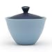 Noritake Kona Indigo Sugar Bowl with Cover, 13-1/2-ounces