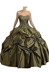  Vintage Beaded Taffeta  Ball Gown Pageant Dress/Prom Dress/Quinceanera Dress 