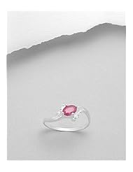 Ruby Ring In 92.5 Sterling Silver