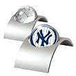 New York Yankees Spinning Desk Clock MLB Baseball