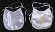 Baptism Bib with Silver or Gold Lettering, in Spanish