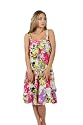 D37 New Ladies Pink Long Flower Maxi Dress Sizes 8-14