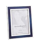 Reed & Barton Jeweled Tone Sapphire Enamel 5-by-7-Inch Picture Frame