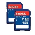 SanDisk SD SDHC 4GB Class 4 Speicherkarte