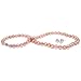 {AAA Set} HinsonGayle AAA 7.5-8.0mm Naturally Pink Cultured Pearl Necklace Set with AAA Pearl Earrings (14k White Gold)