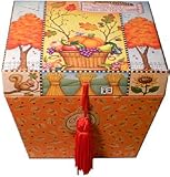 Punch Studio Mary Engelbreit Autumn Pumpkin Basket Verbena Soap Set In Keepsake Box