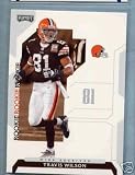 2006 Playoff NFL Playoffs 124 Travis Wilson - Rookie Card (RC) / Cleveland Browns / Football Cards - In Protective Top Loader - Sports Trading Cards Collecting