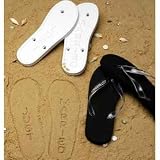 2 Pairs Just Married Flip Flops for Bride and Groom