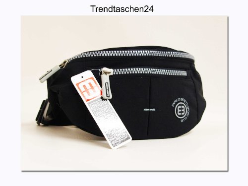 Traumhafte Bauchtasche G&uuml;rteltasche Herrentasche Tasche Style by Enrico Benetti Schwarz 14812*Aktuelle Kollektion 2010