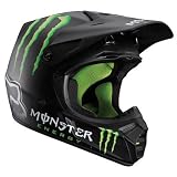 FOX V3 RC MONSTER MATTE MX HELMET MATTE BLACK XL