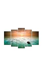 Wall Decor Fotocuadro 5 Piezas Pirámide Shipgreen