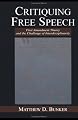 Critiquing Free Speech: First Amendment theory and the Challenge of Interdisciplinarity (Lea's Communication Series)