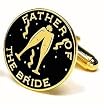 Father of the Bride Cufflinks - Wedding Formal Wear - Cufflinks
