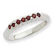 Sterling Silver Garnet Ring