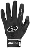  : Mizuno Vintage Pro Youth G2 Batting Glove (Black, Medium)