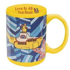 Beatles Yellow Submarine Coffee MUG Drink Kitchen NEW by Vandor
