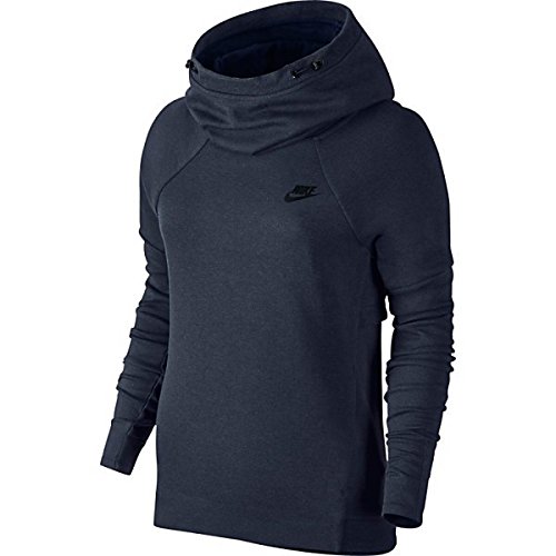 ナイキ アウター パーカ＆スウェット Nike Women's Tech Fleece Hoodie Obsidian H [並行輸入品]