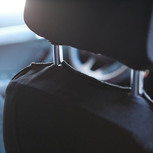 Insoria Easy Install High Quality Sports/Racing Polyester Mesh Universal 2-Front Set Car Seat Covers for decoration Car Seat Protector - Fit Most Car, Truck, Suv, or Van (Blue)