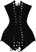 TXZTrade Women's Overbust Long Torso Cotton 26 Steel Boned Waist Training Shaper