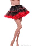 Leopard Print Tulle Petticoat With Contrast Solid Trim (Leopard;One Size)