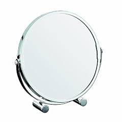 Axxentia Bad 282800 Vergr��erungs-Standspiegel, verchromt, rund 17 cm �, 3-fache Vergr��erung