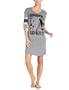 Harajuku Lovers Junior's Baby Bars Dress,Vintage Htr Grey,X-Large