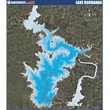 Lake Buchanan Paper Map