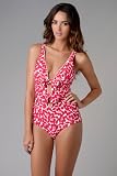 Nanette Lepore Cote DAzur Cherry One Piece Plunge