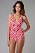 Nanette Lepore Cote D'Azur Cherry One Piece Plunge Nanette Lepore Cote D'Azur Cherry One Piece Plunge