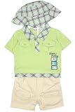 Infant Boys 3pc Gone Fishing Short Set with Hat