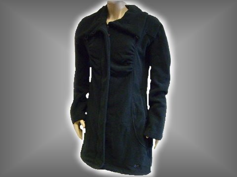 Hooch Fleecemantel Bay schwarz