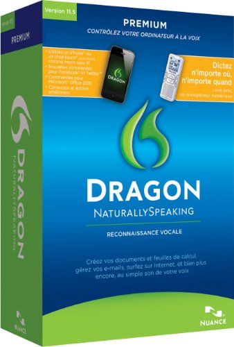 Dragon NaturallySpeaking Premium mobile v11.5 (enregistreur numérique voicetracer 7655)