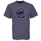 Majestic Chicago Cubs Blue Cooperstown Big Time Play T-shirt