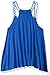 Beautees Girls' Braided Straps Tank Top with Necklace