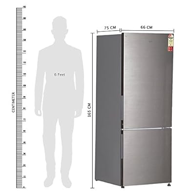 Haier HRB-3404BS-R Frost-free Multi-door Refrigerator (320 Ltrs, 3 Star Rating, Silver Brush Line)