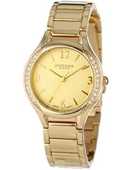 Akribos XXIV Womens AK548YG Swiss Quartz Stainless Steel Crystal Watch