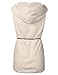 BIADANI Women Soft Hood Fur Vest