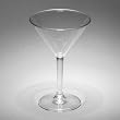 Classic 8 oz. Unbreakable Polycarbonate Plastic Martini Glasses