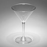 Classic 8 Oz. Unbreakable Polycarbonate Plastic Martini Glass