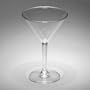 Classic 8 oz. Unbreakable Polycarbonate Plastic Martini Glasses