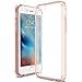iPhone 7 Plus Case, LK [Air Hybrid] Ultra Slim Shockproof Crystal Clear Back Protective Case + TPU Bumper Cover for Apple iPhone 7 Plus (Rose Clear)