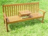 Sutton Bench with Small Table